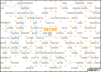 map of Notier