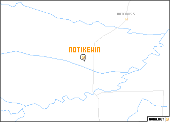 map of Notikewin