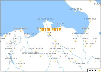 map of Ño Tolente