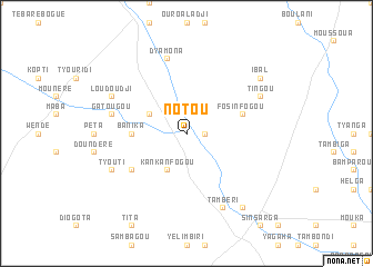 map of Notou