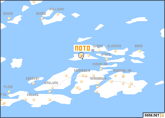 map of Nötö