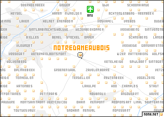 map of Notre-Dame au Bois