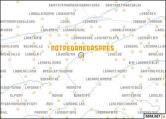 map of Notre-Dame-dʼAspres