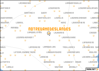 map of Notre-Dame-des-Landes