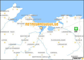 map of Notre-Dame-du-Guildo