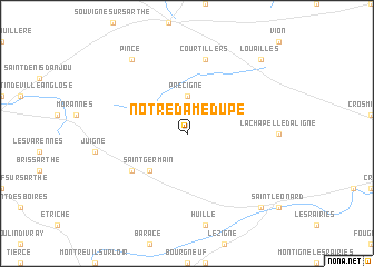 map of Notre-Dame-du-Pé