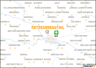 map of Notre-Dame-du-Thil