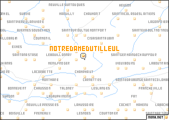 map of Notre-Dame du Tilleul