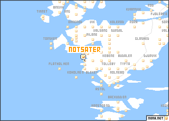 map of Nötsäter