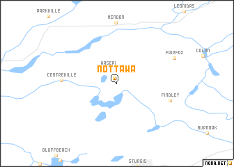 map of Nottawa