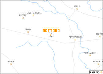 map of Nottawa