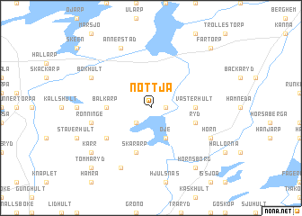 map of Nöttja