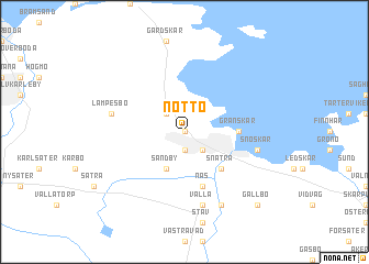 map of Nöttö