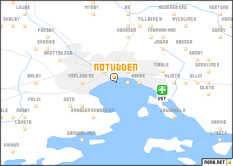 map of Notudden