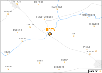 map of Noty