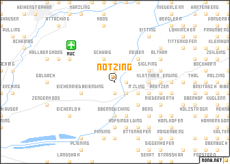 map of Notzing