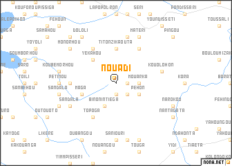 map of Nouadi