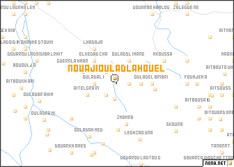 map of Nouaji Oulad Lahouel