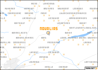 map of Noualias