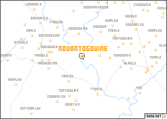 map of Nouantogouiné