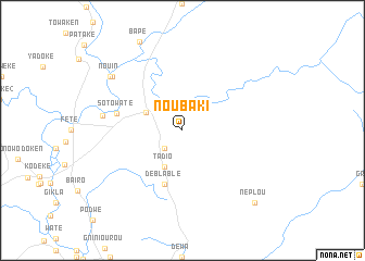 map of Noubaki