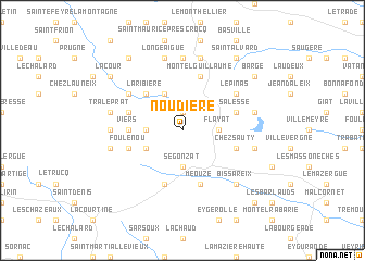 map of Noudière