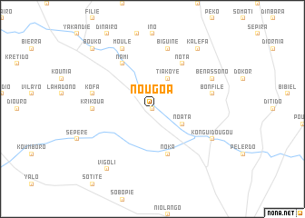 map of Nougoa