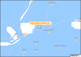 map of Nouhoun Peul