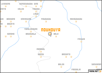 map of Nouhouya