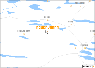 map of Noukavaara