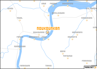 map of Noukounkan