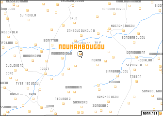 map of Noumambougou