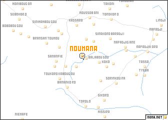 map of Noumana