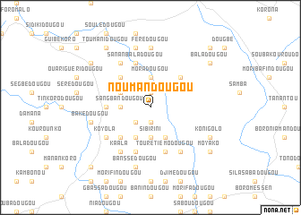 map of Noumandougou