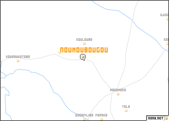 map of Noumoubougou