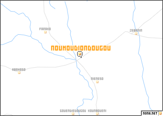 map of Noumoudiondougou