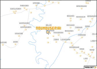 map of Noumouséria I