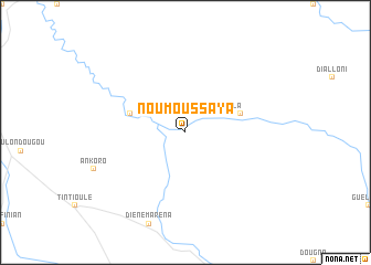 map of Noumoussaya