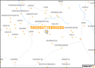 map of Noumoutyébougou