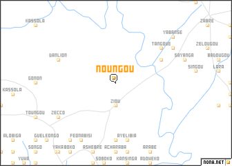 map of Noungou