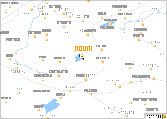 map of Nõuni