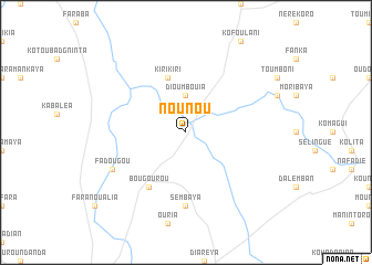 map of Nounou