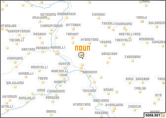 map of Noŭn