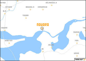 map of Nouoro
