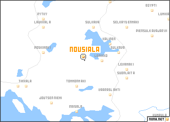 map of Nousiala