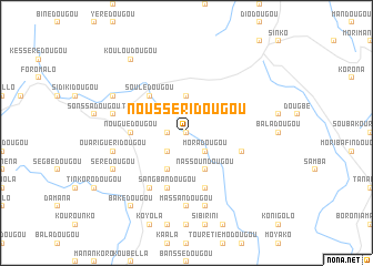 map of Nousséridougou