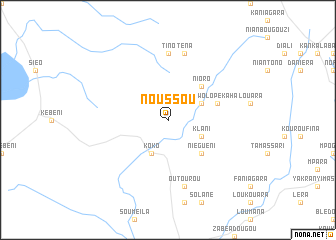 map of Noussou