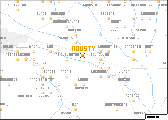 map of Nousty