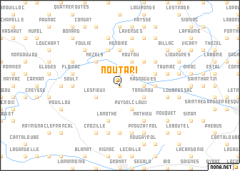 map of Noutari