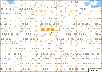 map of Nouvelle